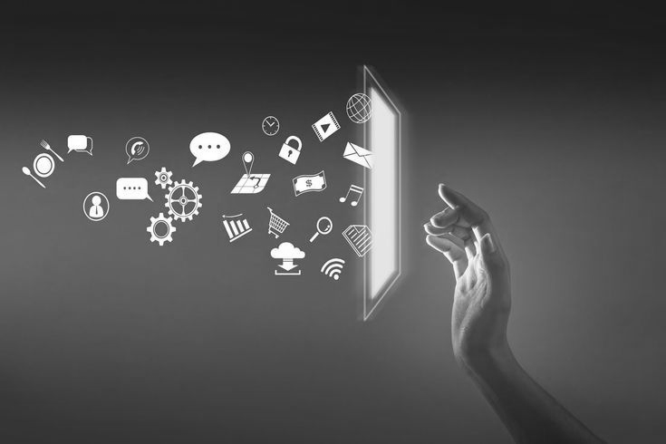 Image describe the connection to digital world.